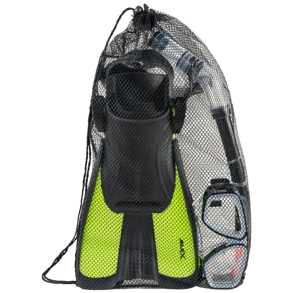 JELEX Deepsea Schnorchel Set mit Flossen grün