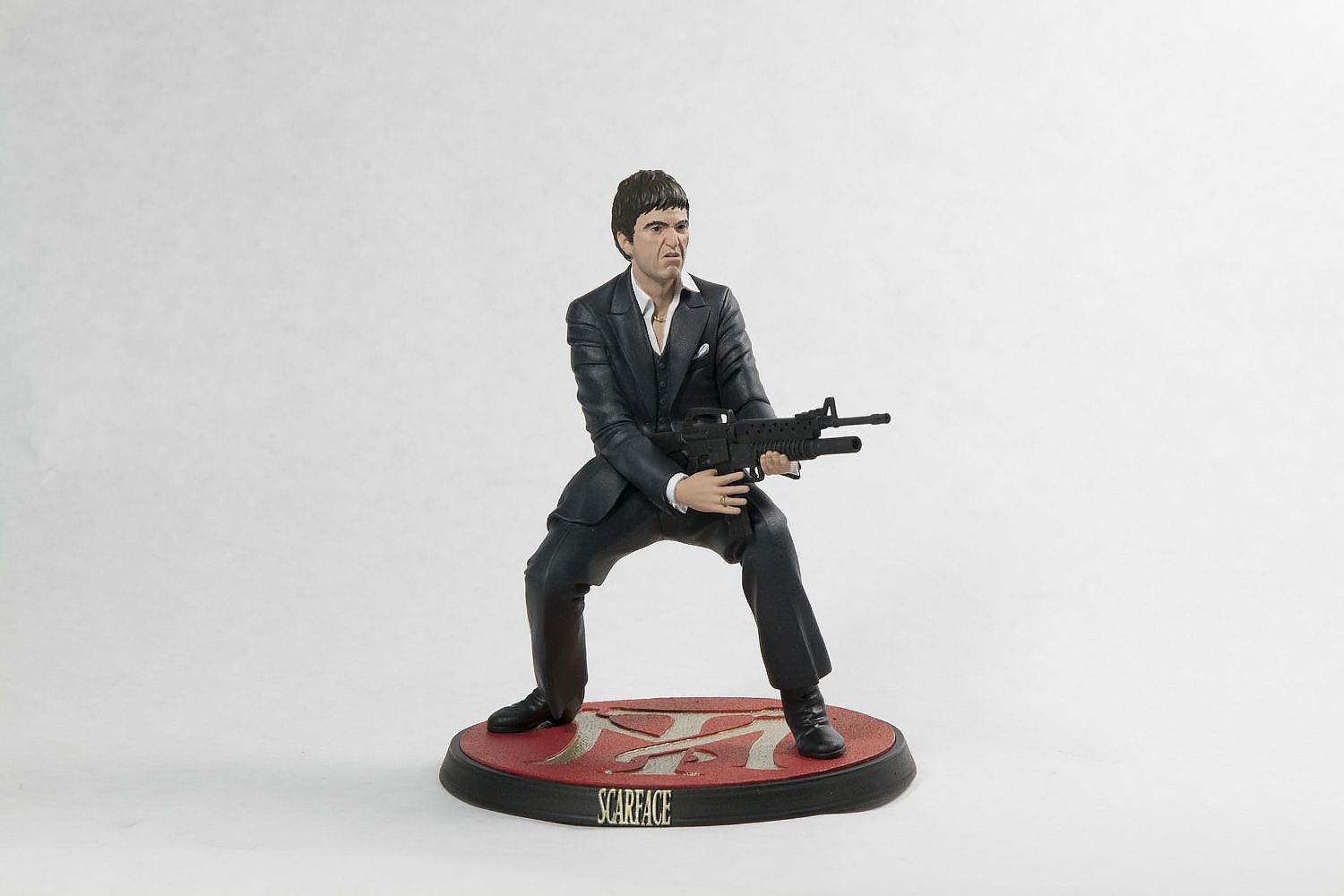 SEMIC Actionfigur Scarface Tony Montana Figur mit Maschinengewehr