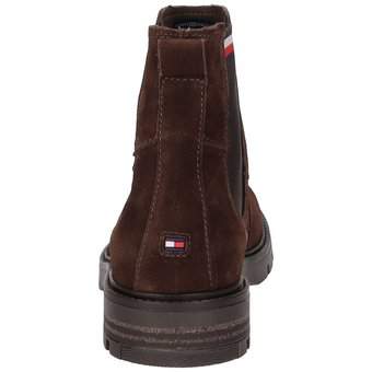 Tommy Hilfiger Corpoarte Chelsea Boots in braun