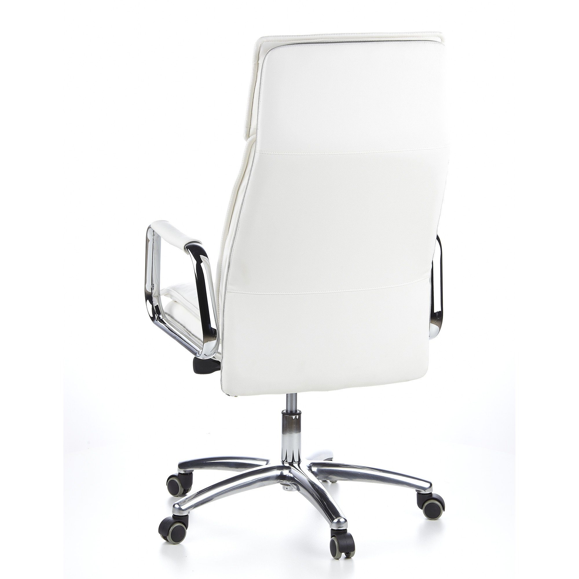 hjh OFFICE Chefsessel Profi Chefsessel VILLA 20 Leder mit Armlehnen, Drehstuhl Bürostuhl ergonomisch
