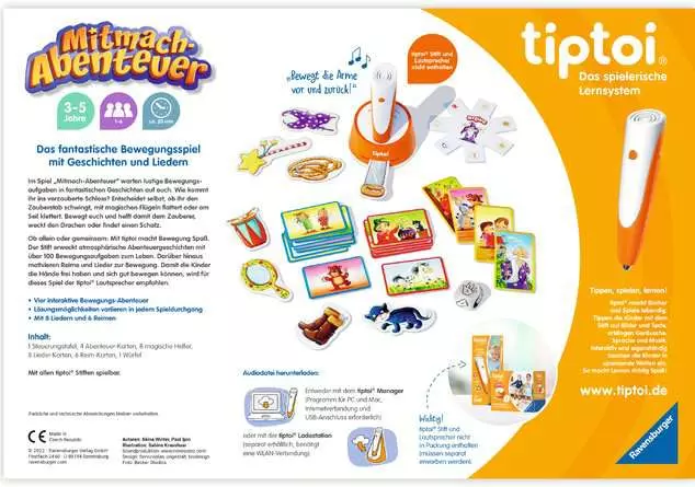 tiptoi® ACTIVE Mitmach-Abenteuer - Lernspiel ab 3 Jahren