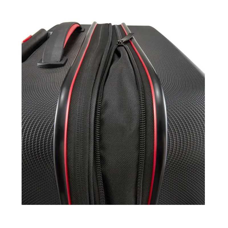 Travelite Trolley mit 4 Rollen 70cm M EXP Vector 79 Liter - Schwarz\/Rot