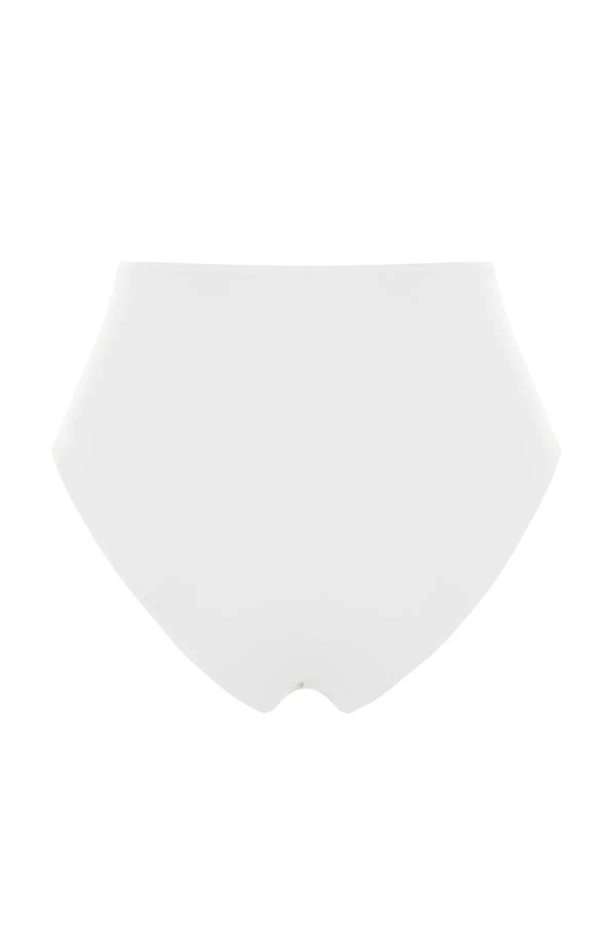 Trendyol Collection  Ecru-Bikinihose mit Cut-out/Fenster und hoher Taille, normal, TBESS20BA0184