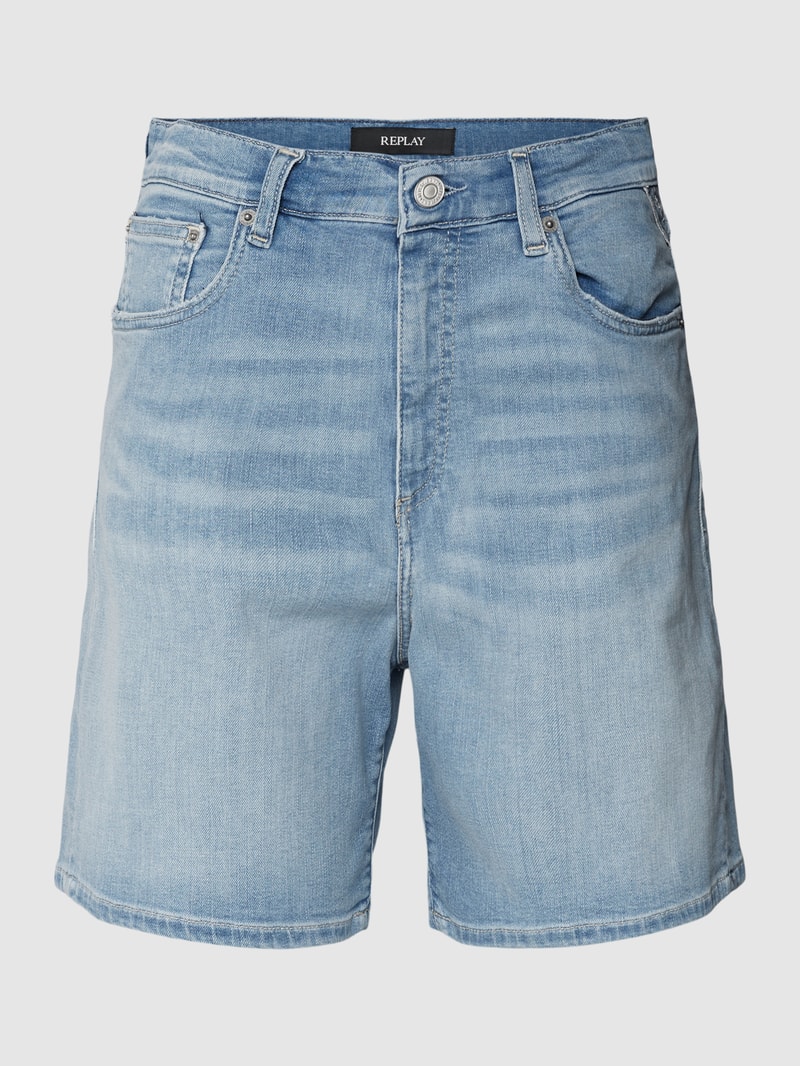 Jeansshorts aus reiner Baumwolle Modell 'SHIRBEY' in hellblau