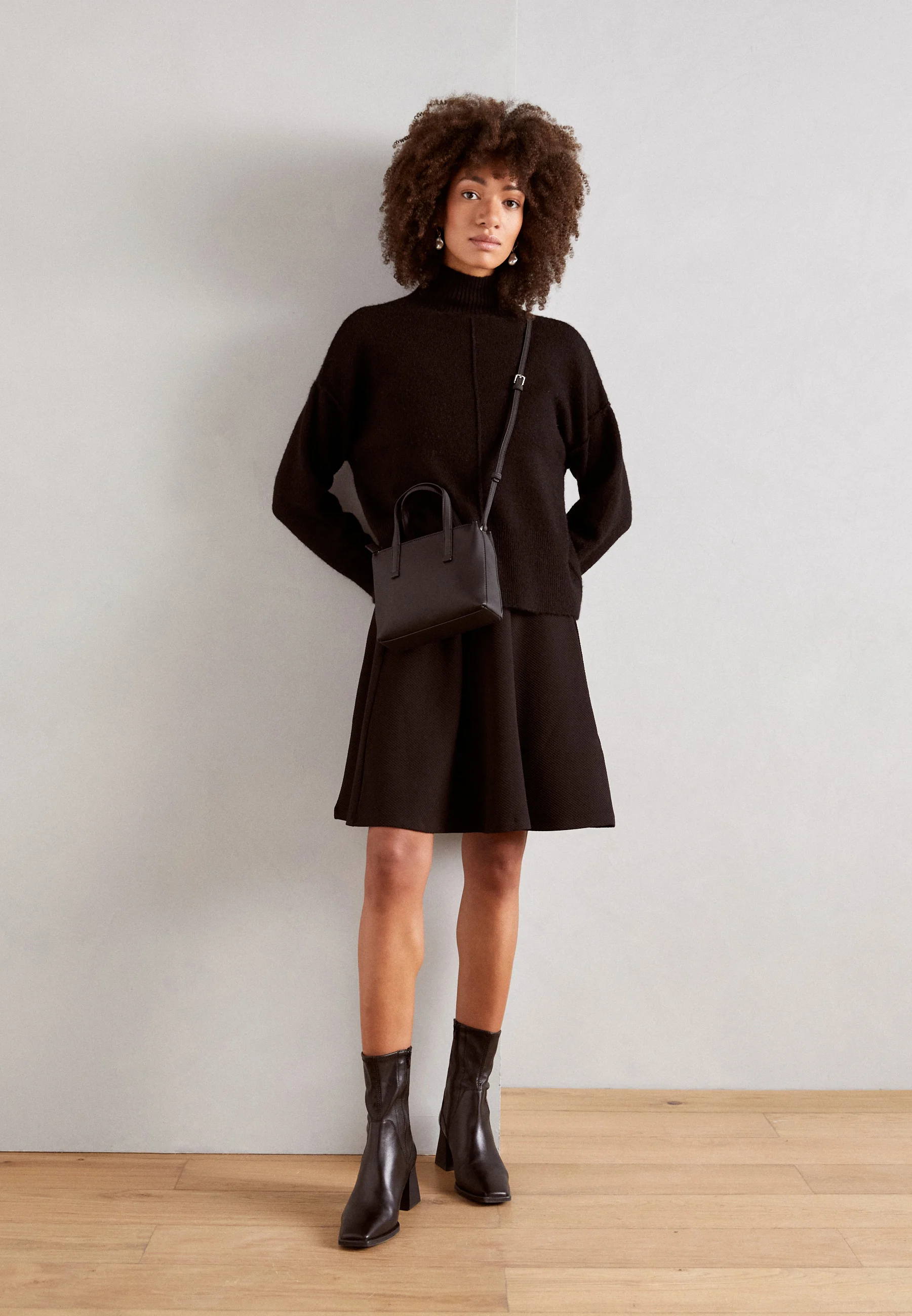 Anna Field FALDA MINI BÁSICA DE LÍNEA A - Minifalda