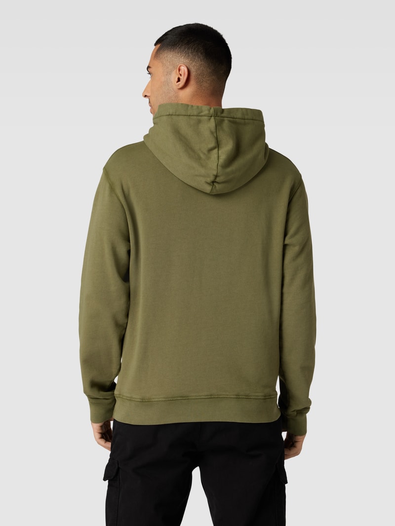 Hoodie mit Känguru-Tasche in khaki