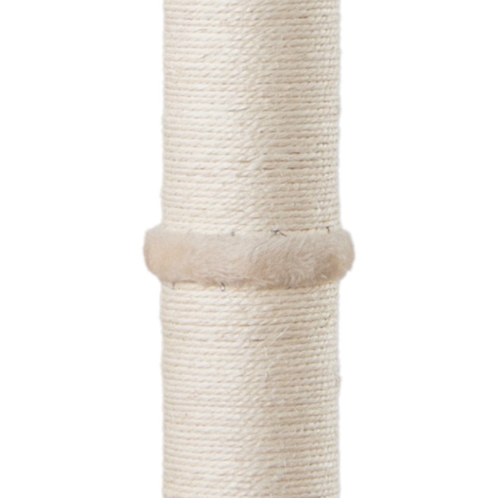 HOME DELUXE Kratzbaum Kratzpfosten NEVA 101 x 49 x 49 cm, mit Sisalstamm & Spielzeug I Kratzstamm, Sisalstamm