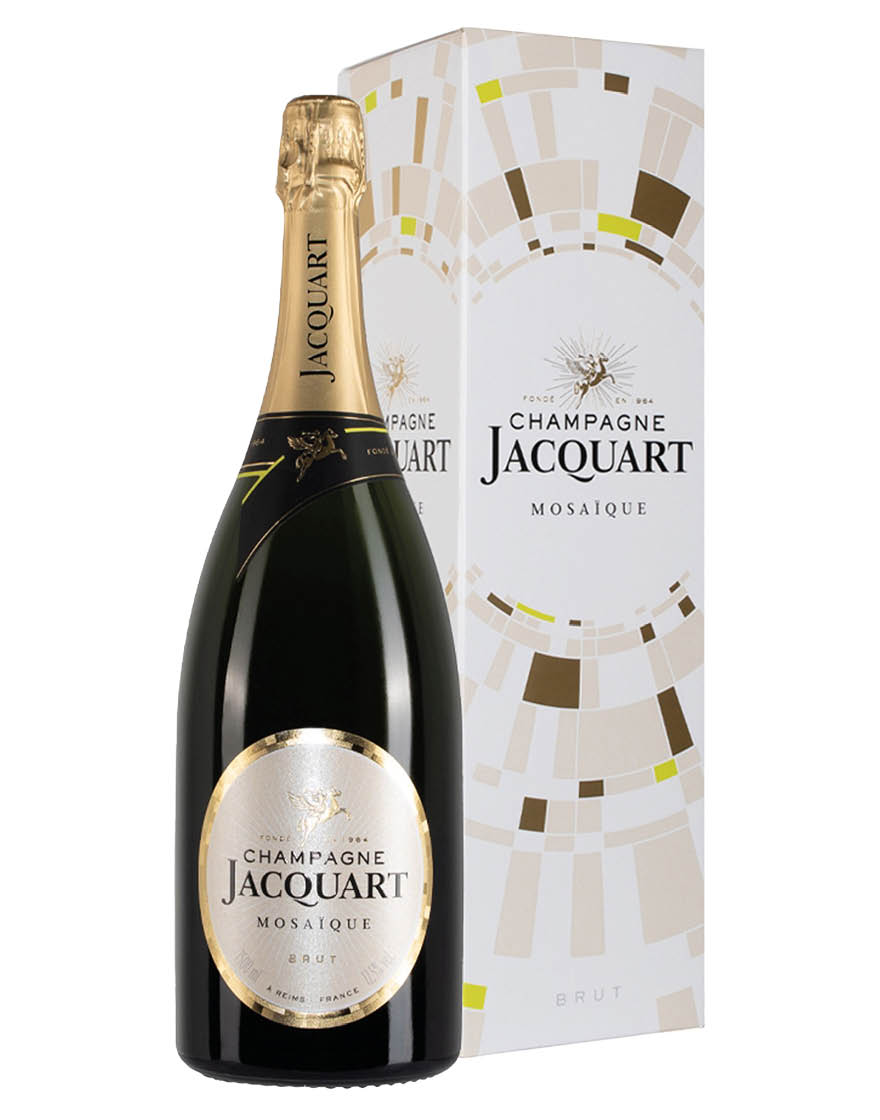 Champagne AOC Brut Mosaïque Jacquart Magnum 1,5 ℓ, En Étui