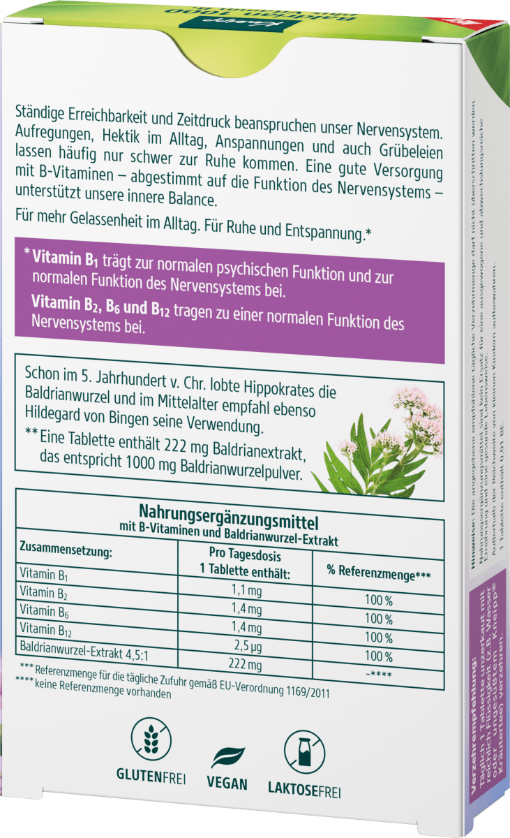 Baldrian 1000 Tabletten 30 St, 15 g