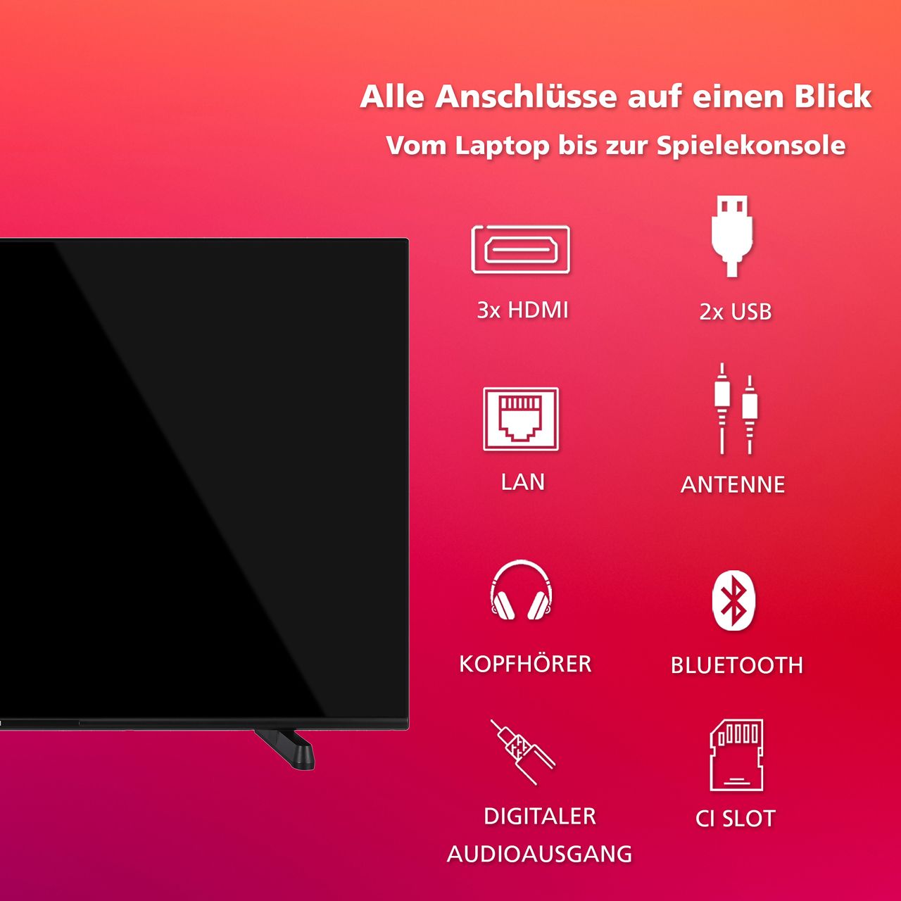 Telefunken Telefunken 43 Zoll Fernseher Fire TV (4K UHD Smart TV, HDR Dolby Vision, Dolby Atmos, Triple-Tuner)