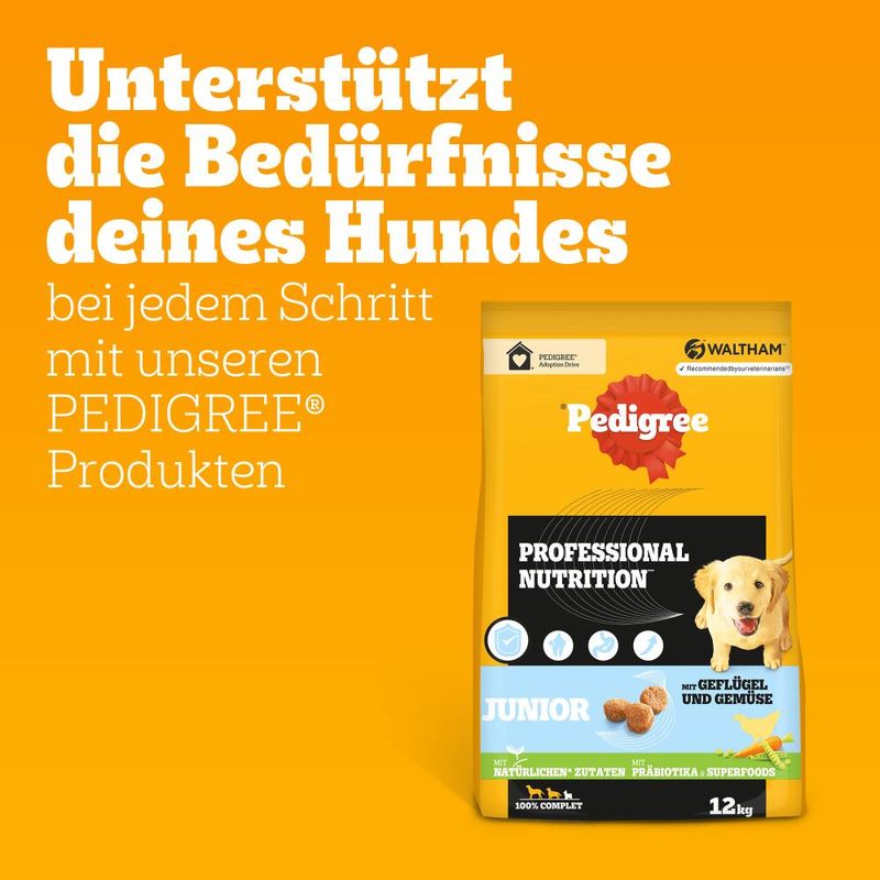Pedigree Professional Nutrition Junior mit Geflügel & Gemüse