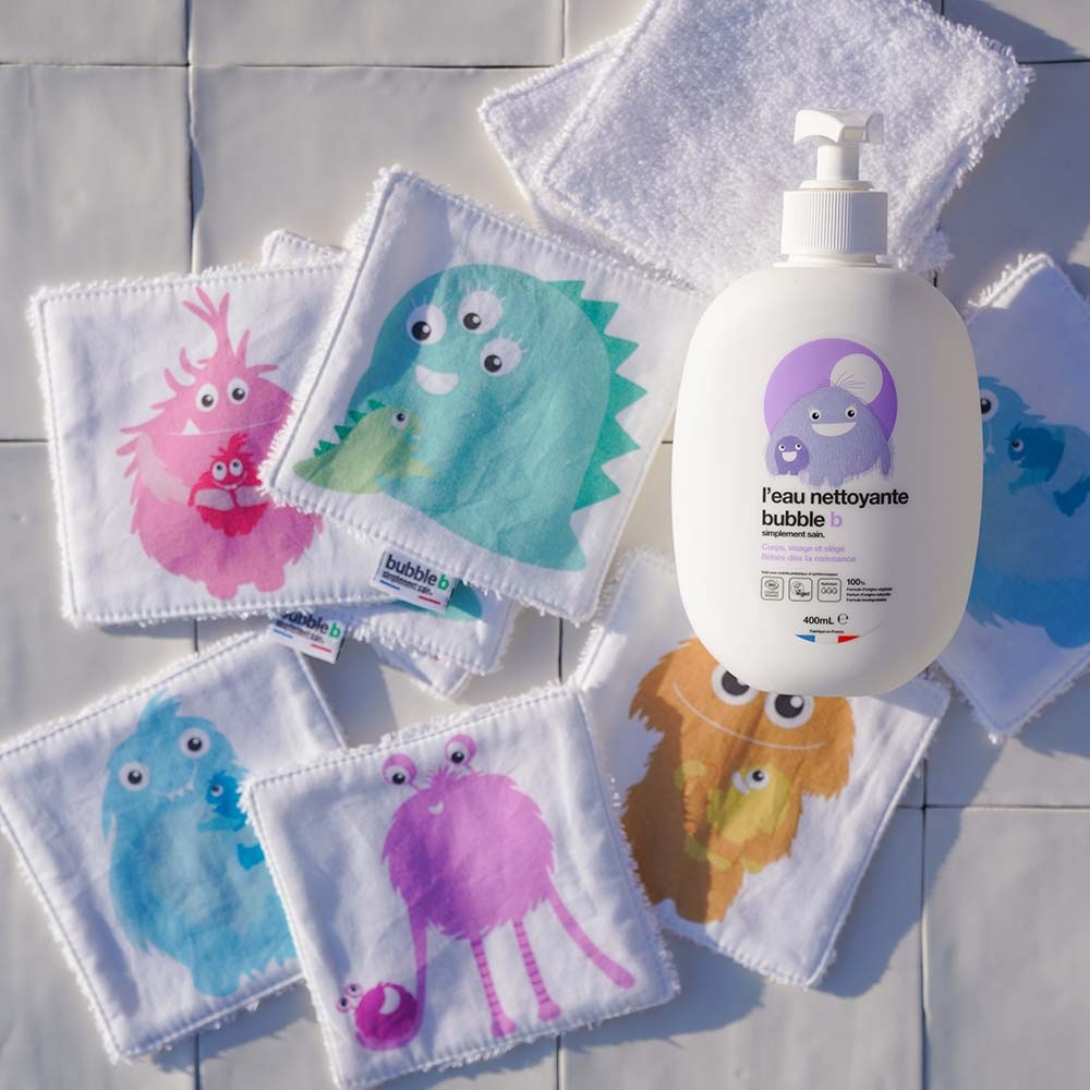 bubble b les lingettes réutilisables bubble b Les accessoires bébé
