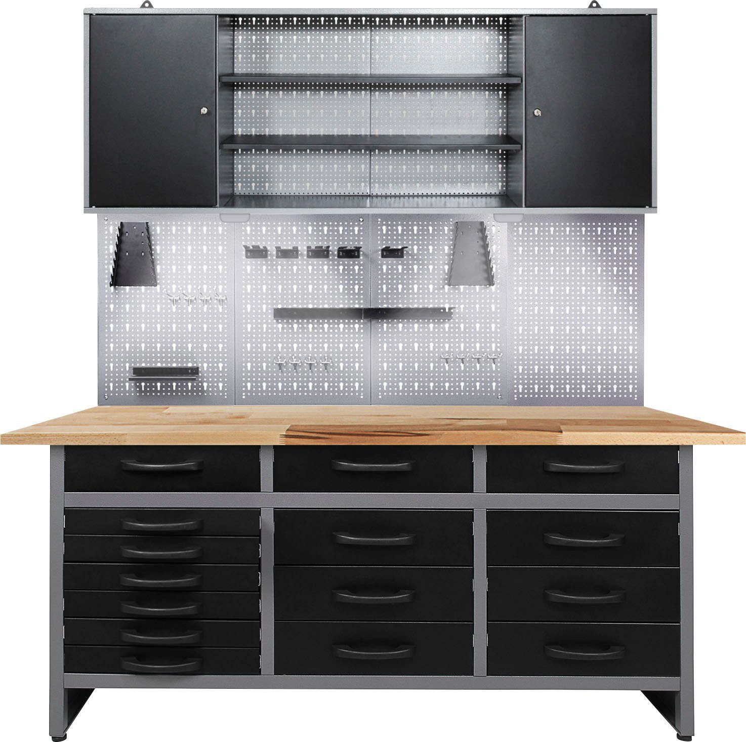 ONDIS24 Werkstatt-Set Konny, 160 cm, inkl. Hakenset