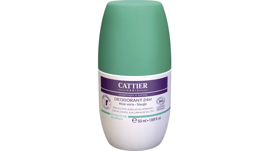 CATTIER Deodorant 24 h Roll-on 50 ml 50 ml