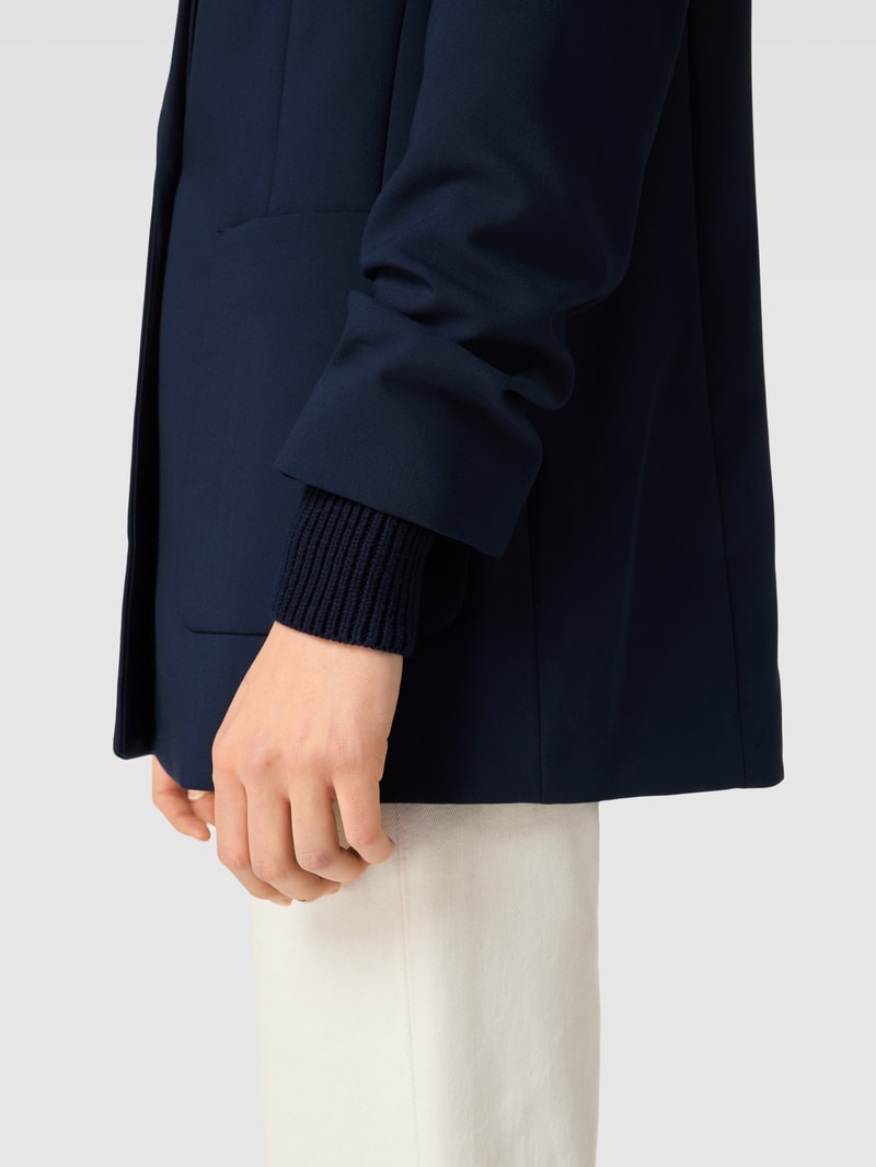Blazer mit Reverskragen in marineblau
