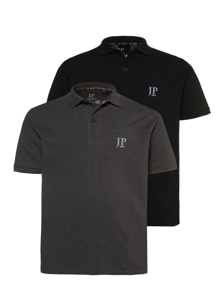 JP1880 Poloshirt in anthrazit günstig kaufen