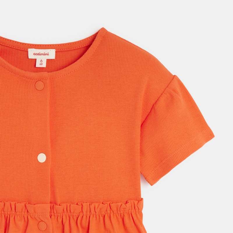 Robe bébé fille à manches courtes rouge Catimini