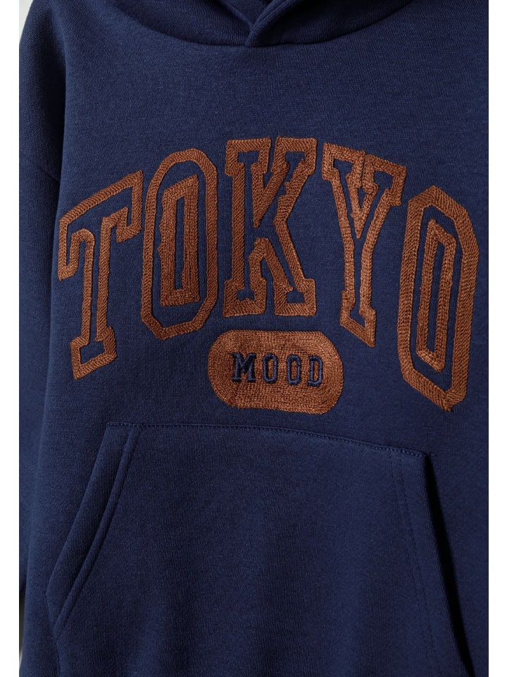 Minoti Hoodie 19fleece17 in dunkelblau günstig kaufen