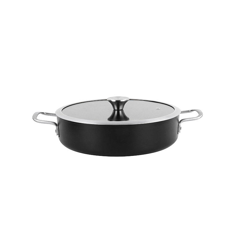 Cuisine Chef Stekegryte ø 28 cm lav m/glasslokk Chef