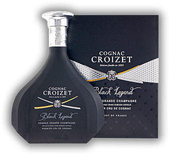 Croizet Black Legend Grande Champagne Premier Cru Croizet Black Legend Grande Champagne Premier Cru Ein wirklich einzigartiger Cognac.  0,7	 Liter - Vol 40%