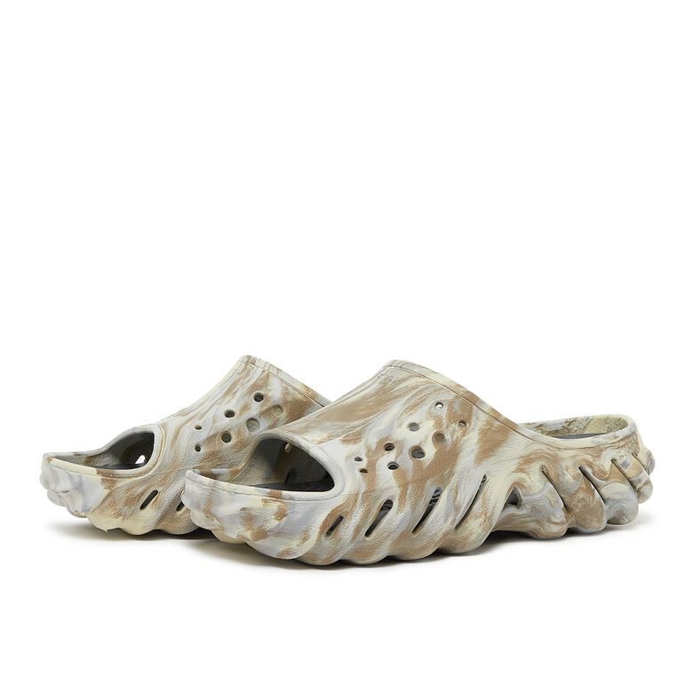 Crocs Echo Slide Marble bone