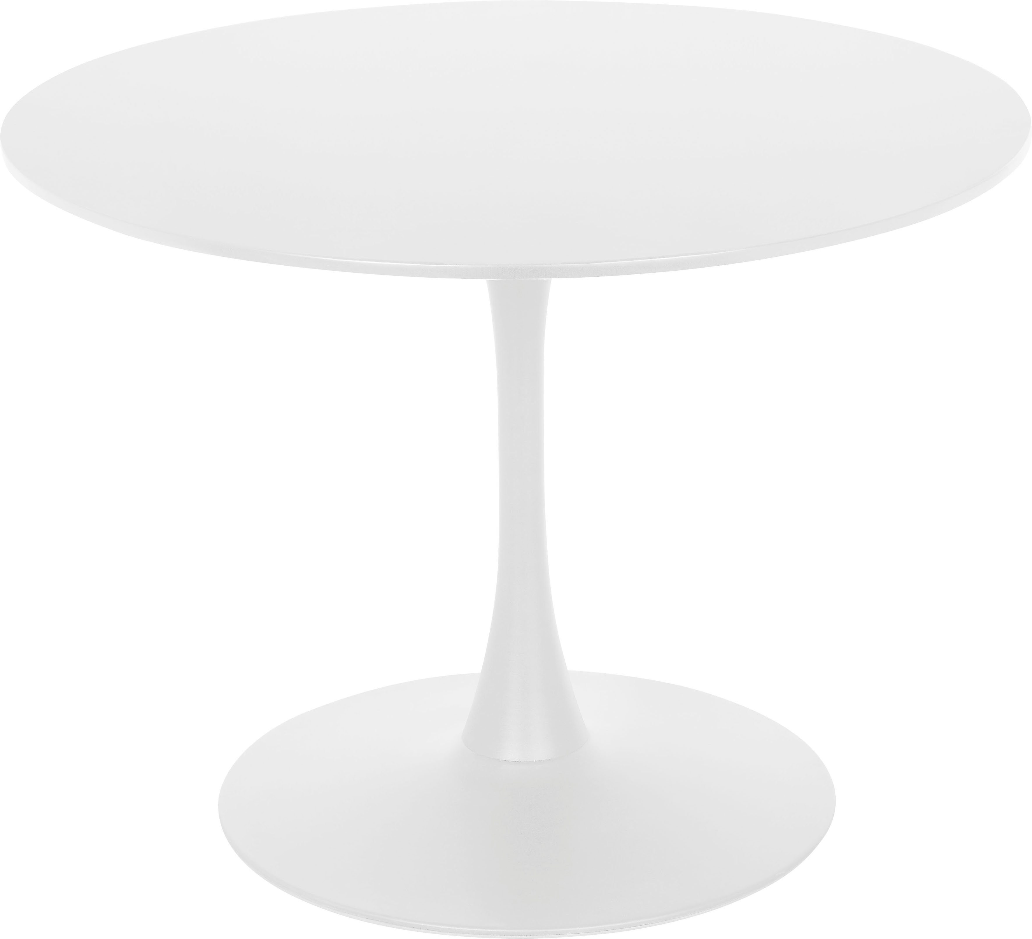 INOSIGN Esstisch Jahwe (1-St), mit Gestell aus Metall, Tischplatte 1,8 cm, Höhe 74 cm