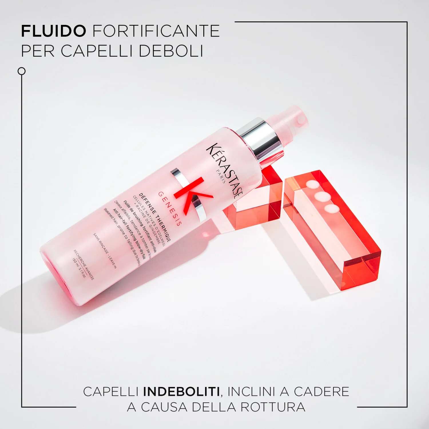 Kit Presente Genesis Holidays 2025 - Kit para Cabelo, Shampoo Fortificante, Condicionador Fortificante, Spray Protetor Térmico