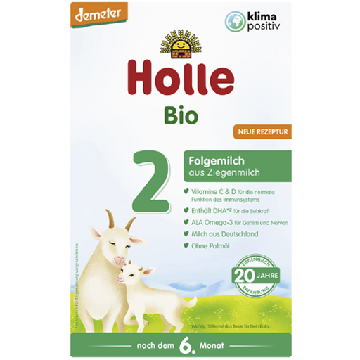 HOLLE Bio Folgemilch 2 auf Ziegenmilchbasis Pulver  400 g  Pulver