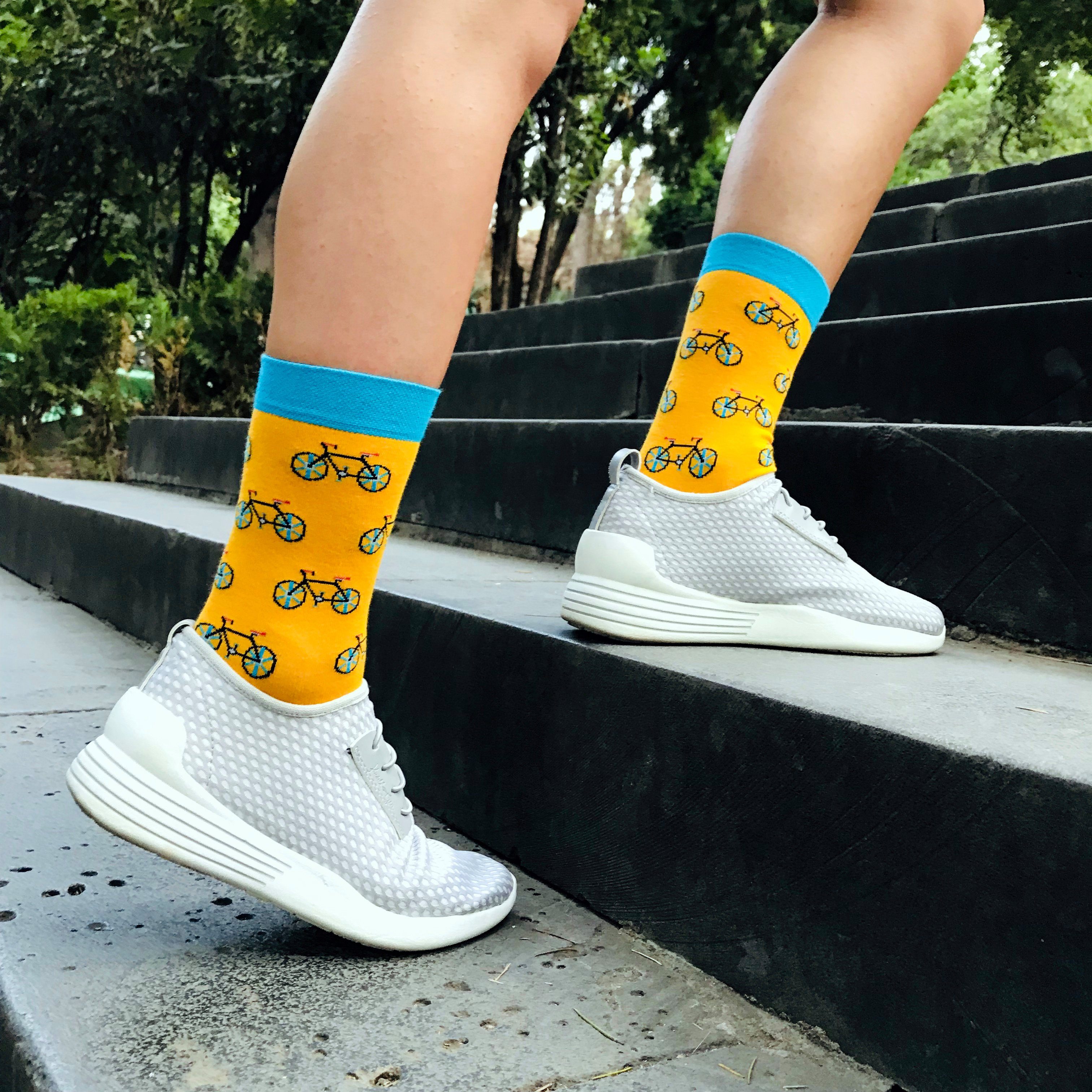 AlterSocks Freizeitsocken Lustige Socken Fahrrad Socken Damen & Herren Unisex Größe 36 – 45