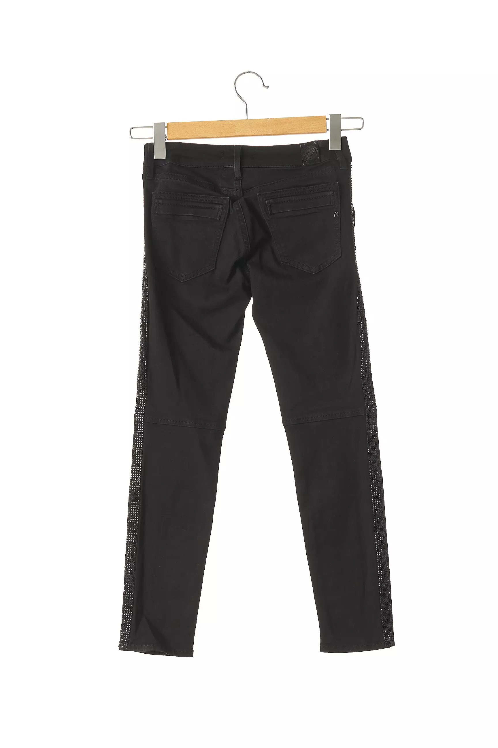 Replay Pantalons Slim Femme couleur noir