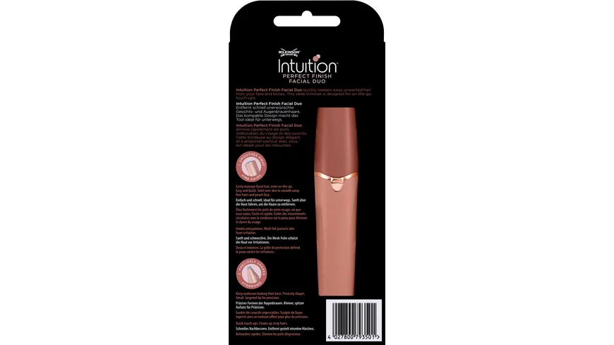 WILKINSON SWORD Intuition perfect finish facial duo