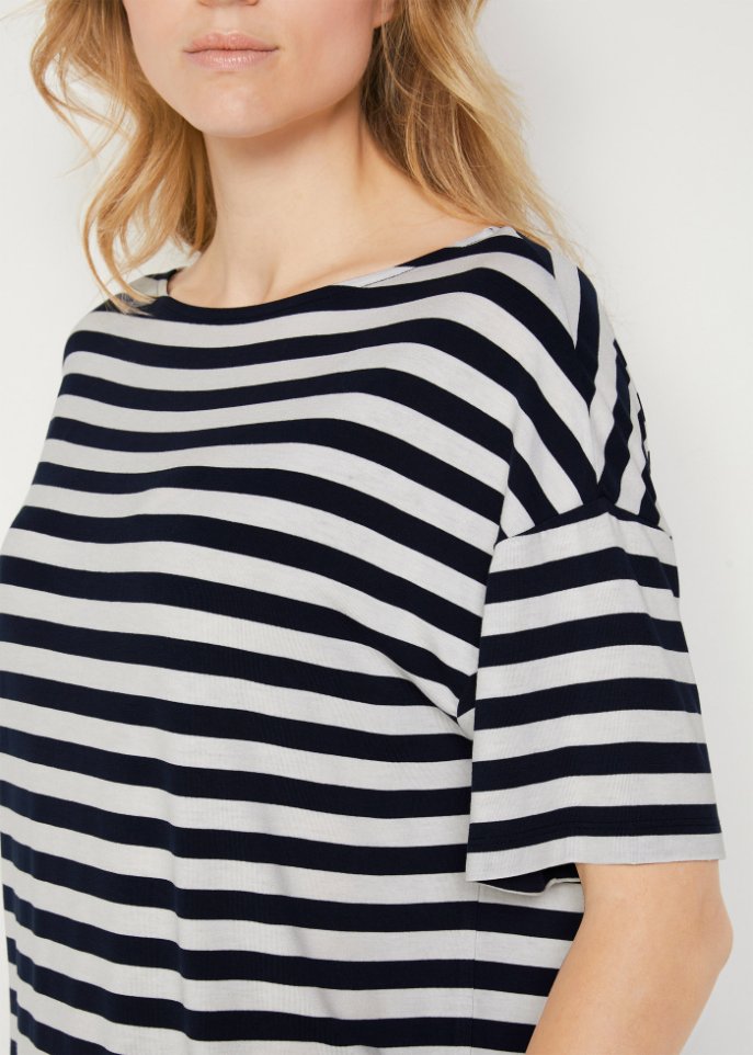 Gestreiftes Oversize-Shirt