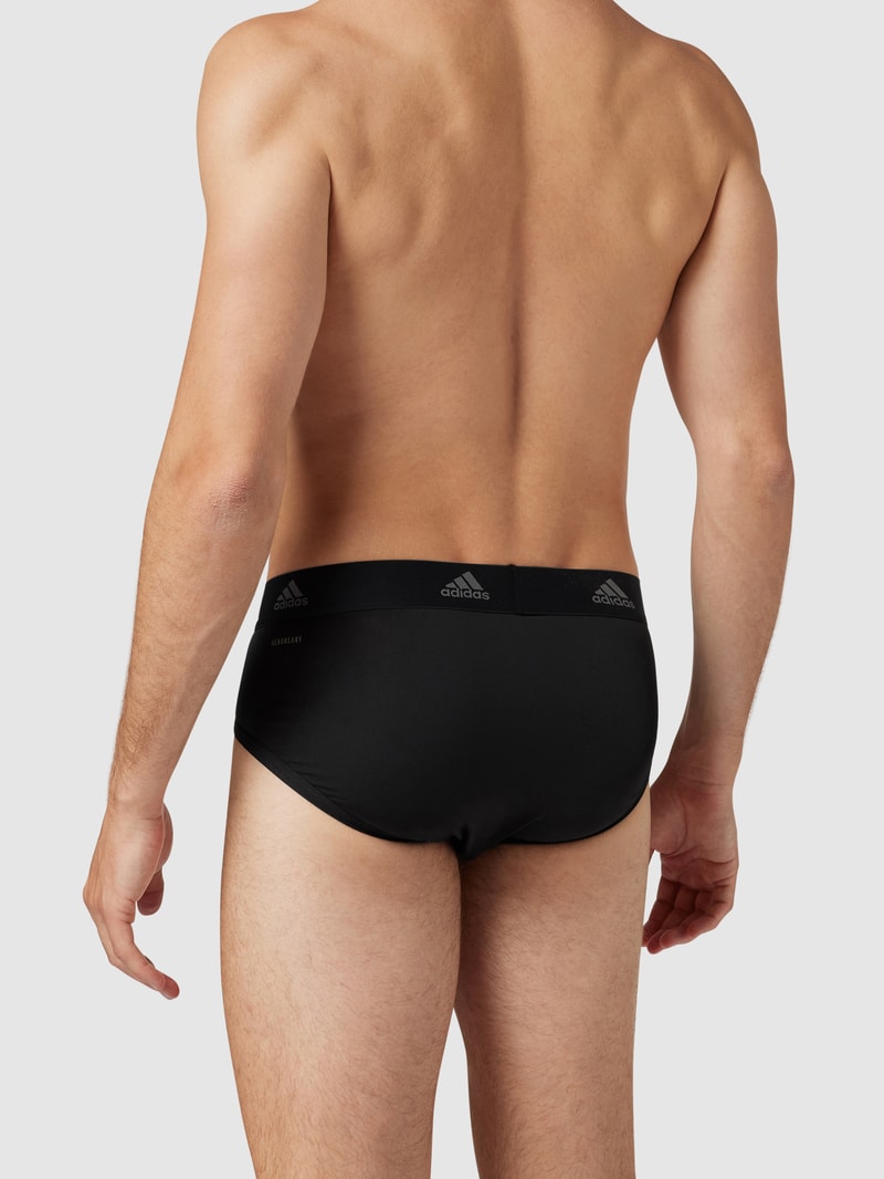 Slip mit Label-Details im 3er-Pack in schwarz