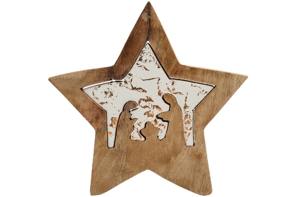 MyFlair Deko Puzzle Stern,ca. 20 cm
