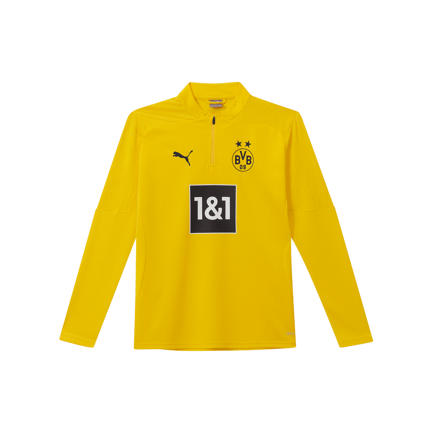 PUMA BVB 1/4 Training Sweatshirt mit Sponsor Kids Gelb F01