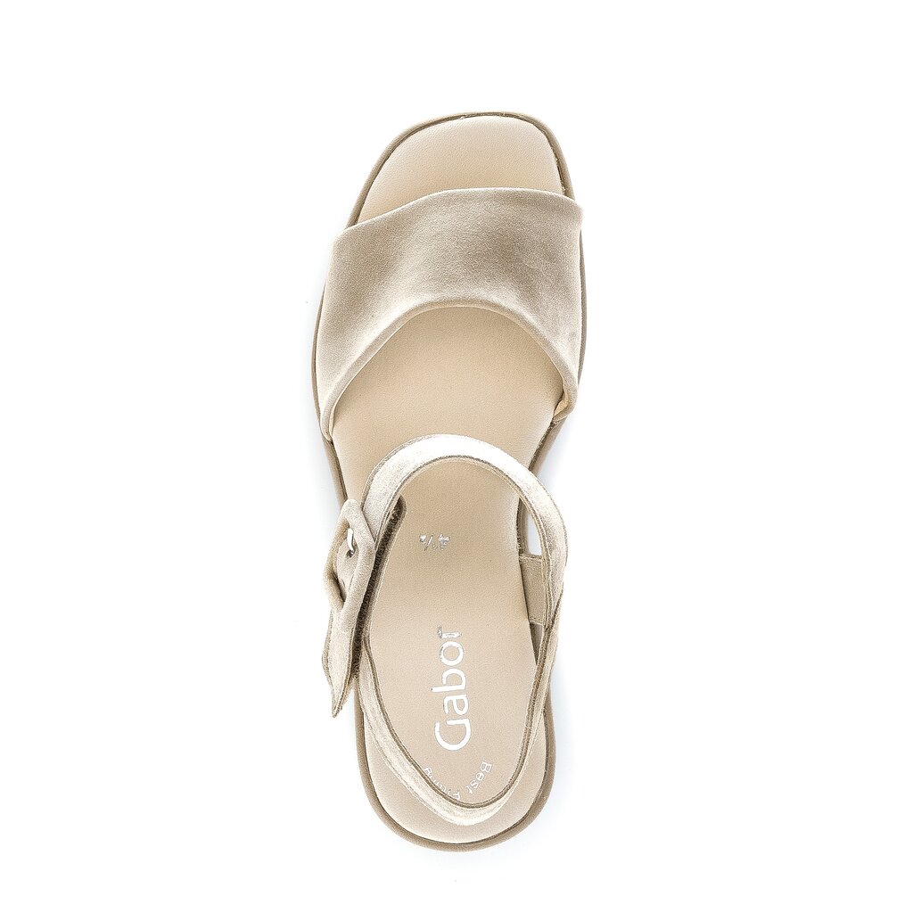 Gabor fashion Plateau Sandale beige