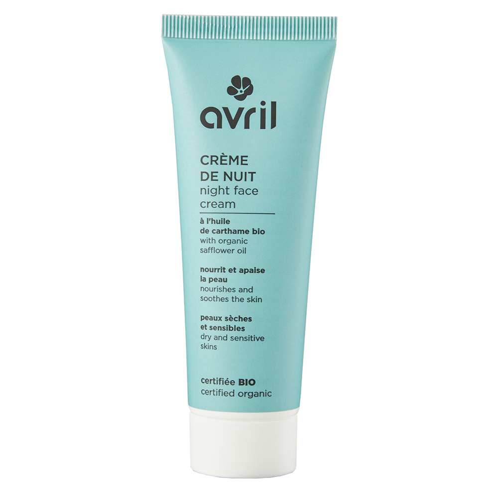 Avril Peaux sèches et sensibles Crème nuit bio