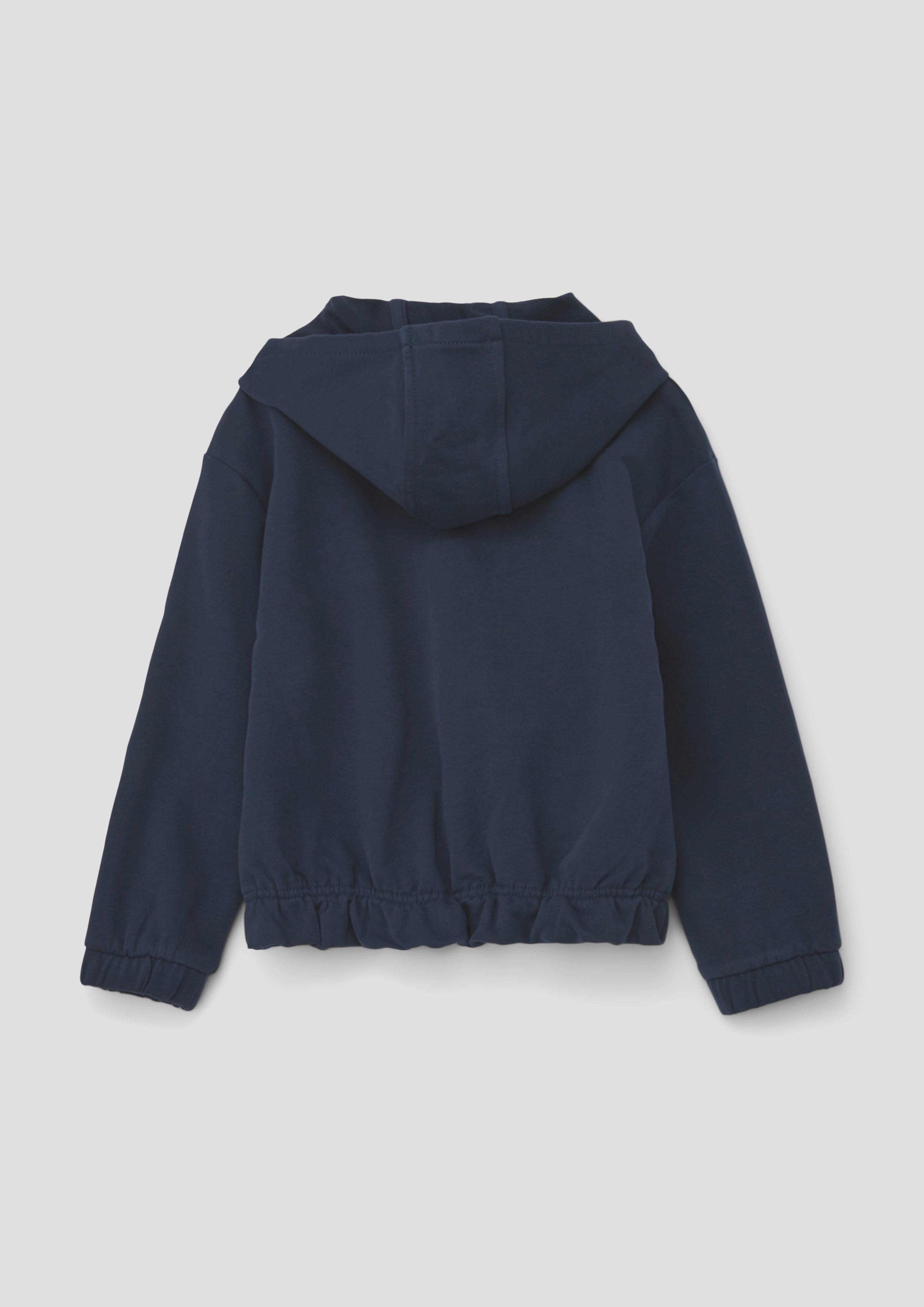 Sweatjacke mit Paillettenapplikation  2142082-5952