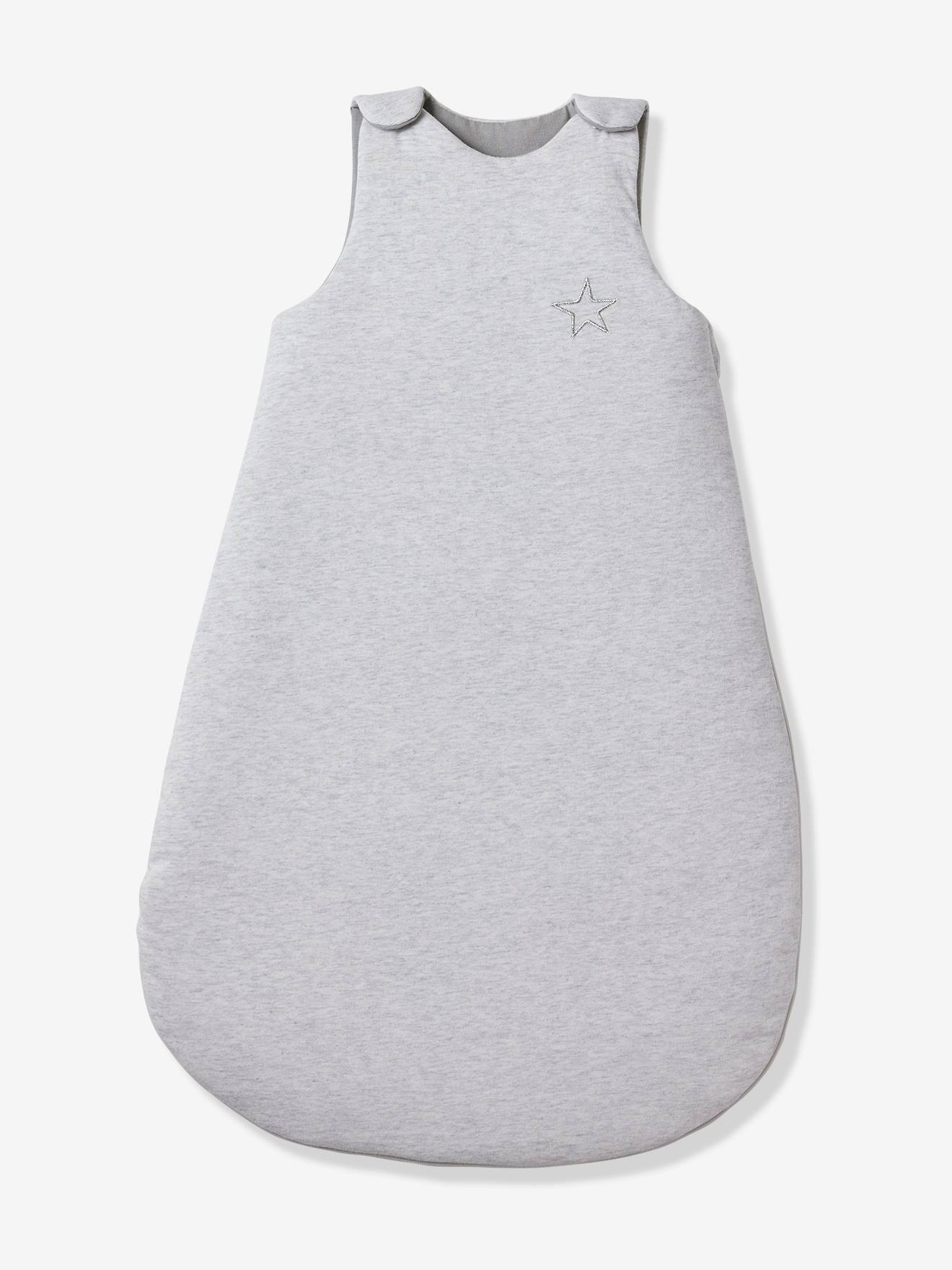 Vertbaudet Ärmelloser Baby Schlafsack ANNECY Oeko-Tex - grau meliert