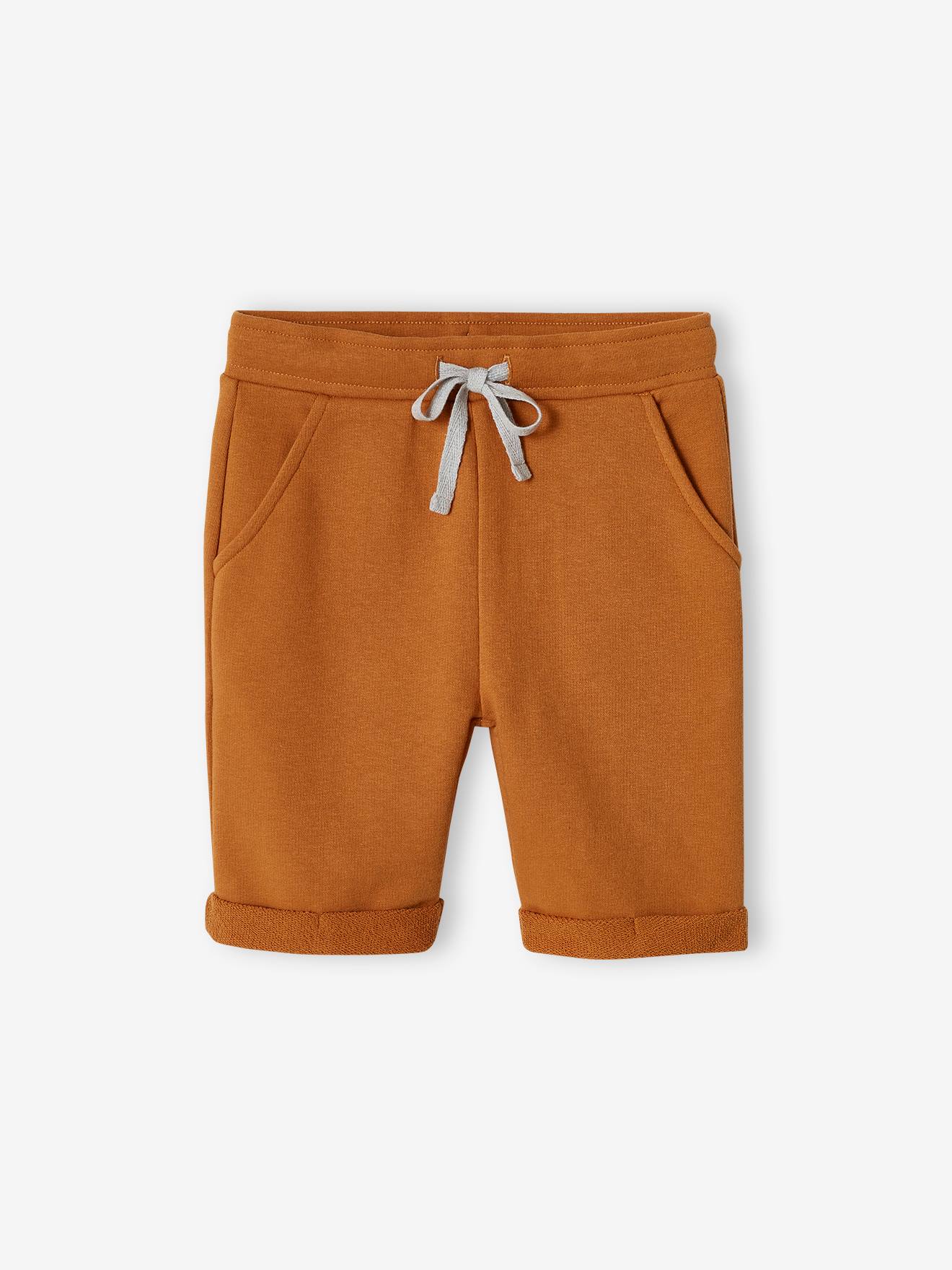 Vertbaudet Jungen Bermudas, Sweatware BASIC Oeko-Tex - anthrazit