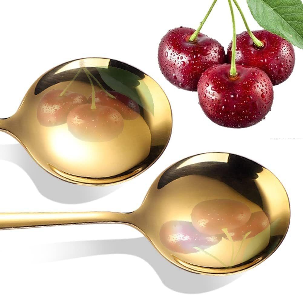 Coisini Besteck-Set 60tlg.Edelstahl Gold Besteckset für 12Personen Spülmaschinenfest