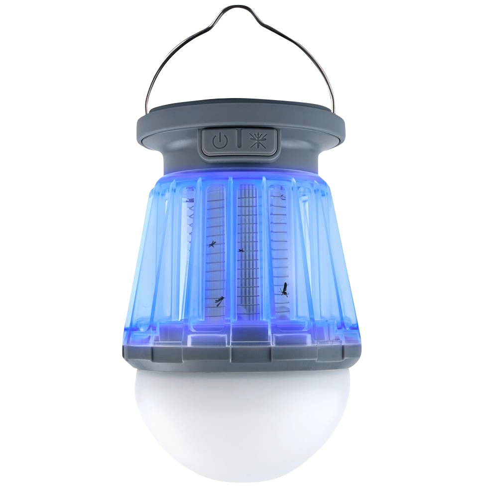Dörr LED Solar Campinglampe Anti-Moskito (hellgrau)