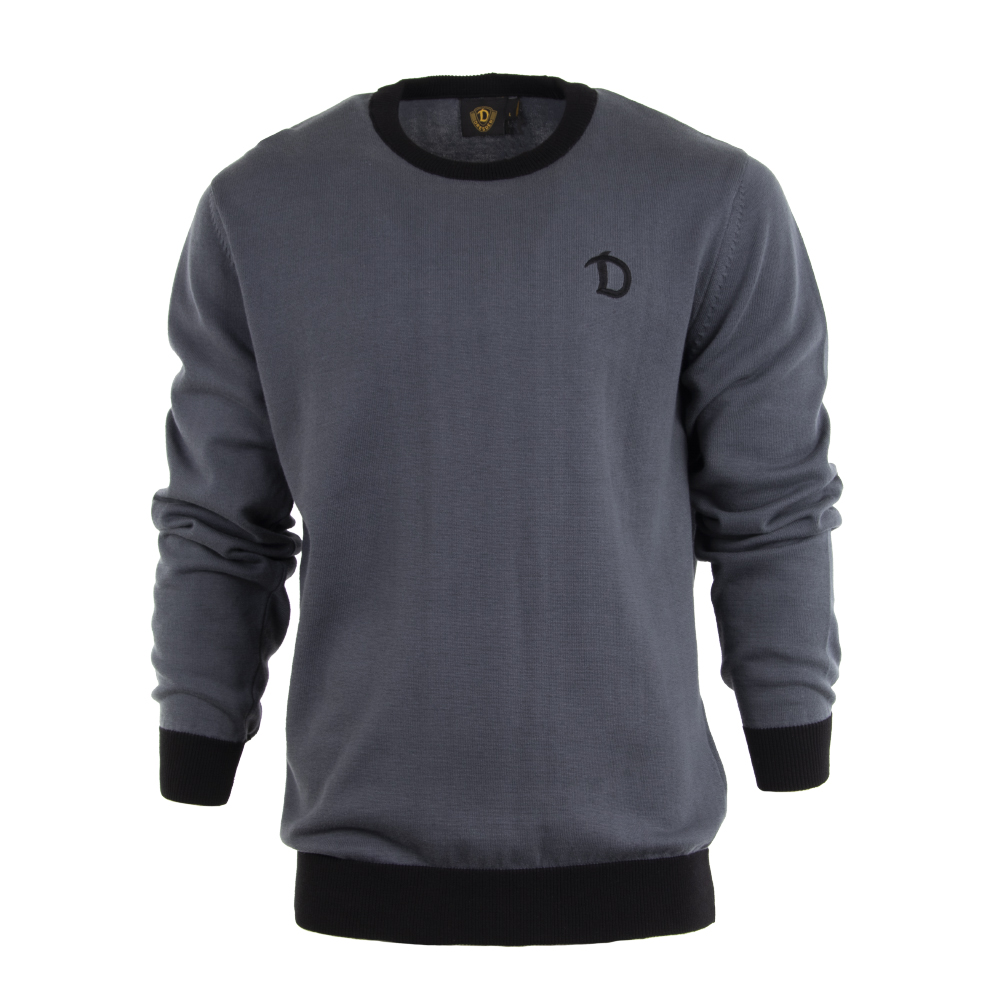 Strickpullover-Sweater D grau