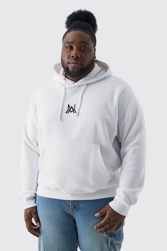 Plus kastiger Man Hoodie