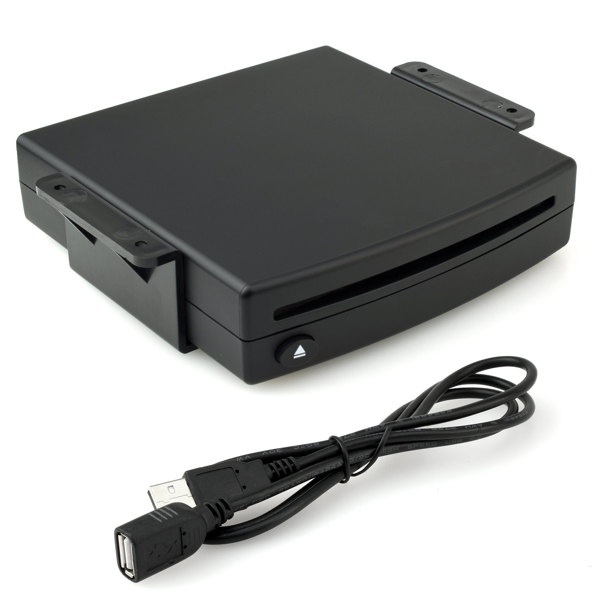 maxxcount Externer CD-Player für Autoradios mit WAV-fähigem tragbarer CD-Player