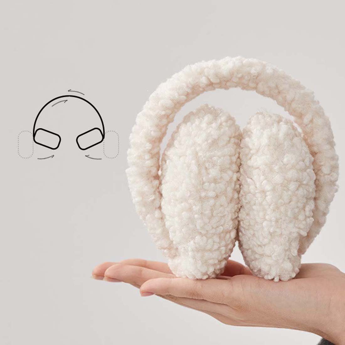 YANN Ohrenwärmer Winter-Ohrwärmer, warm und dick, für Outdoor-Windschutz