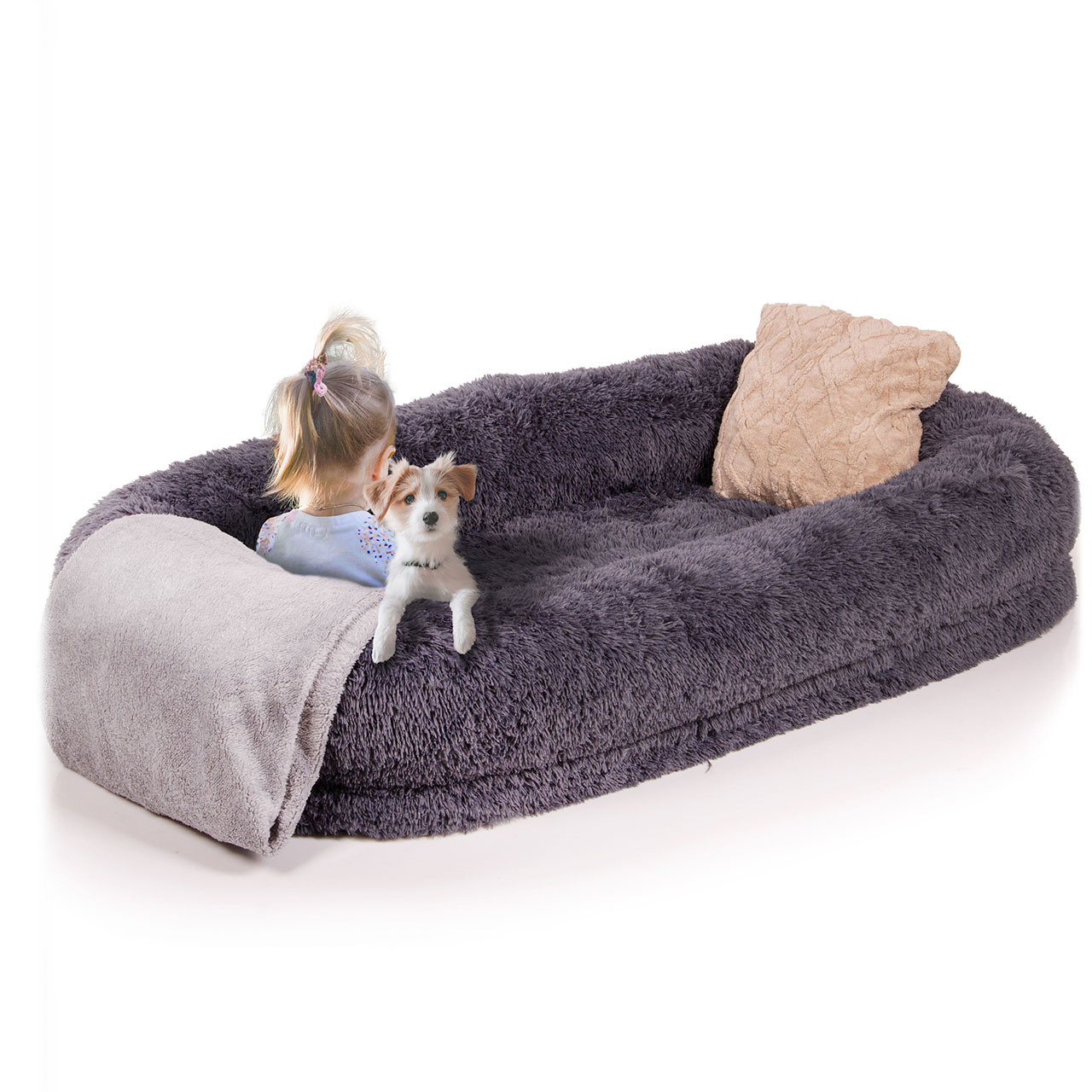 LITTLE LORD Hundebetten LITTLE LORD Hundebett Ceddie dunkelgrau