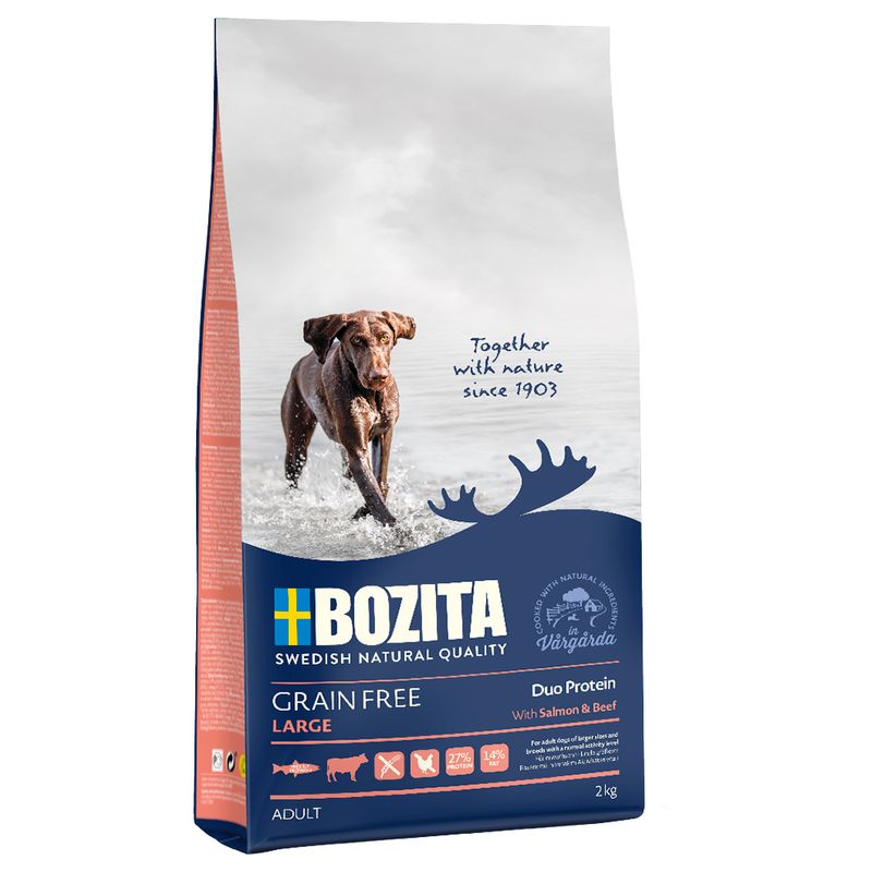 Bozita Dog Purely Adult Large Grain Free Lachs & Rind