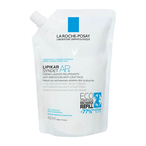 La Roche-Posay Lipikar Syndet AP+ polnilo za gel za prhanje 400 ml