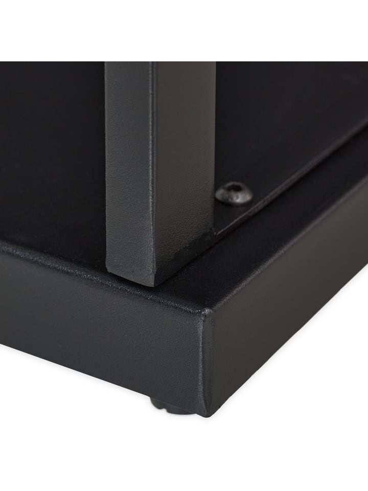 relaxdays Kaminholzregal in Schwarz - (B)37 x (H)95 x (T)30 cm günstig kaufen onesize